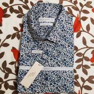 Primark Floral Blue/Grey Button-Up